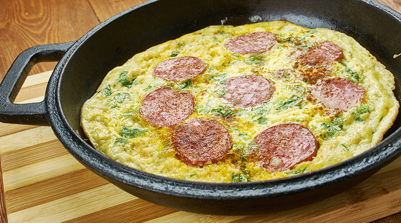 RECIPE-IDEAS-GIN-SPIRIT-INFUSED-BRATWURST-SAUSAGE-PIZZA-FRITATA