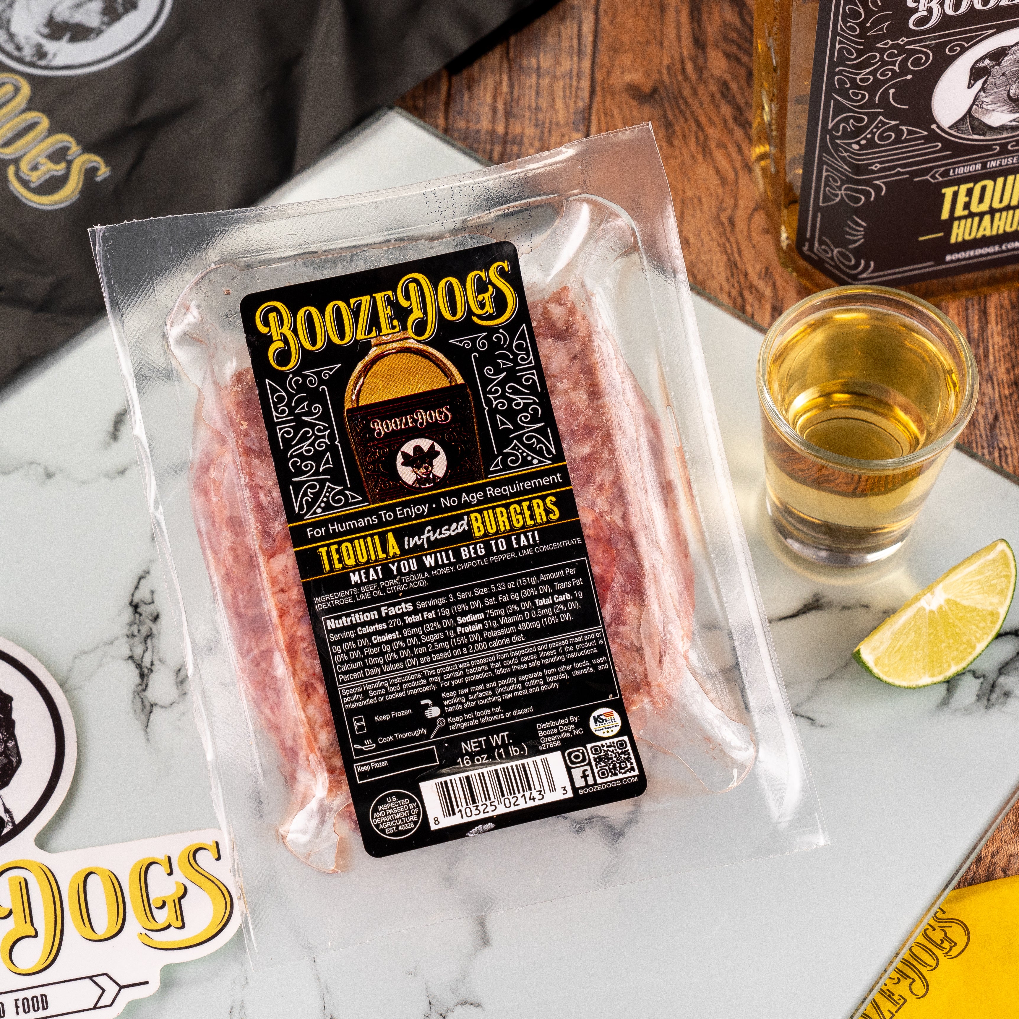 Tequila Infused Burgers