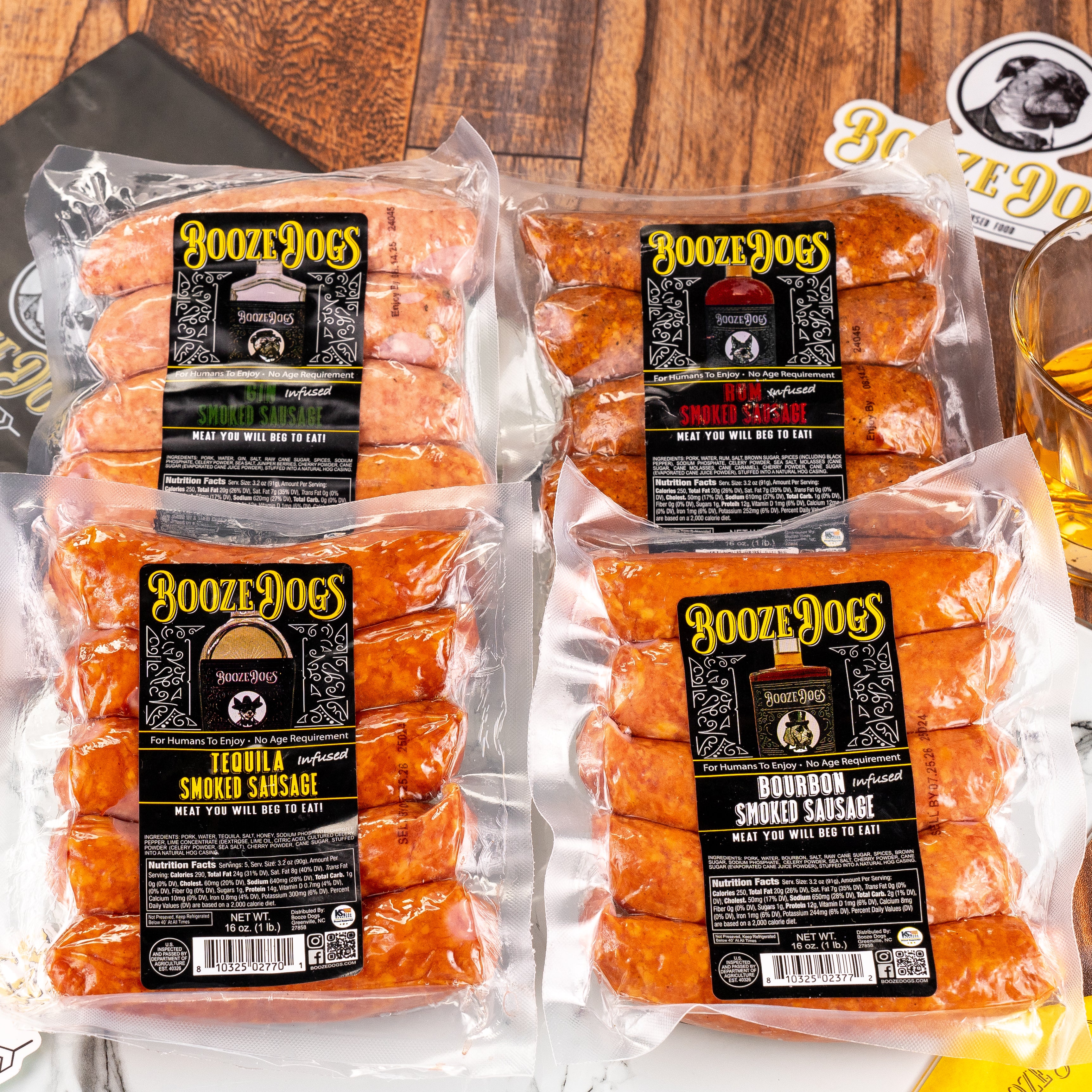 Boozy Bratwurst Variety 4 lbs. // 20 Servings