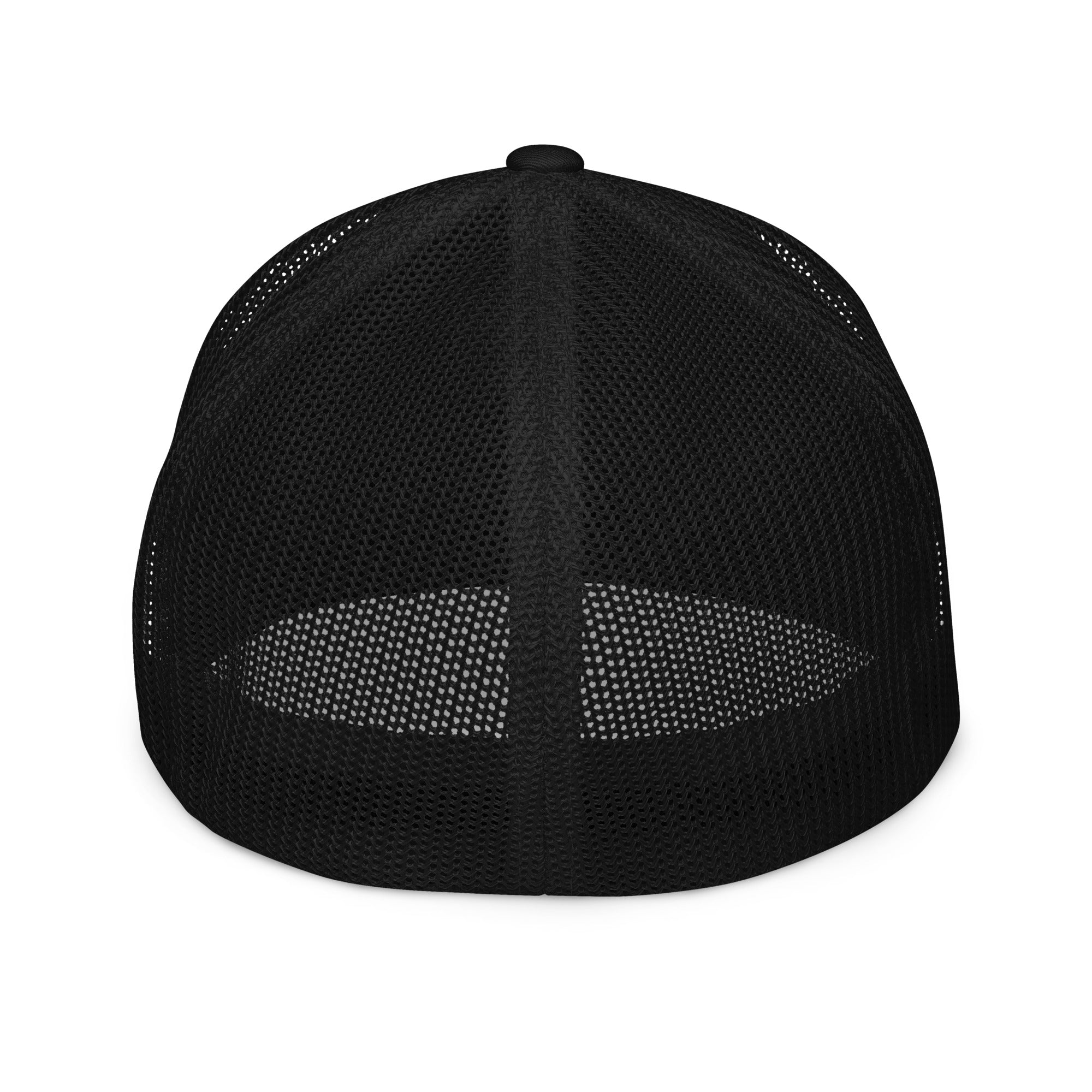 Black Closed-back Trucker Cap