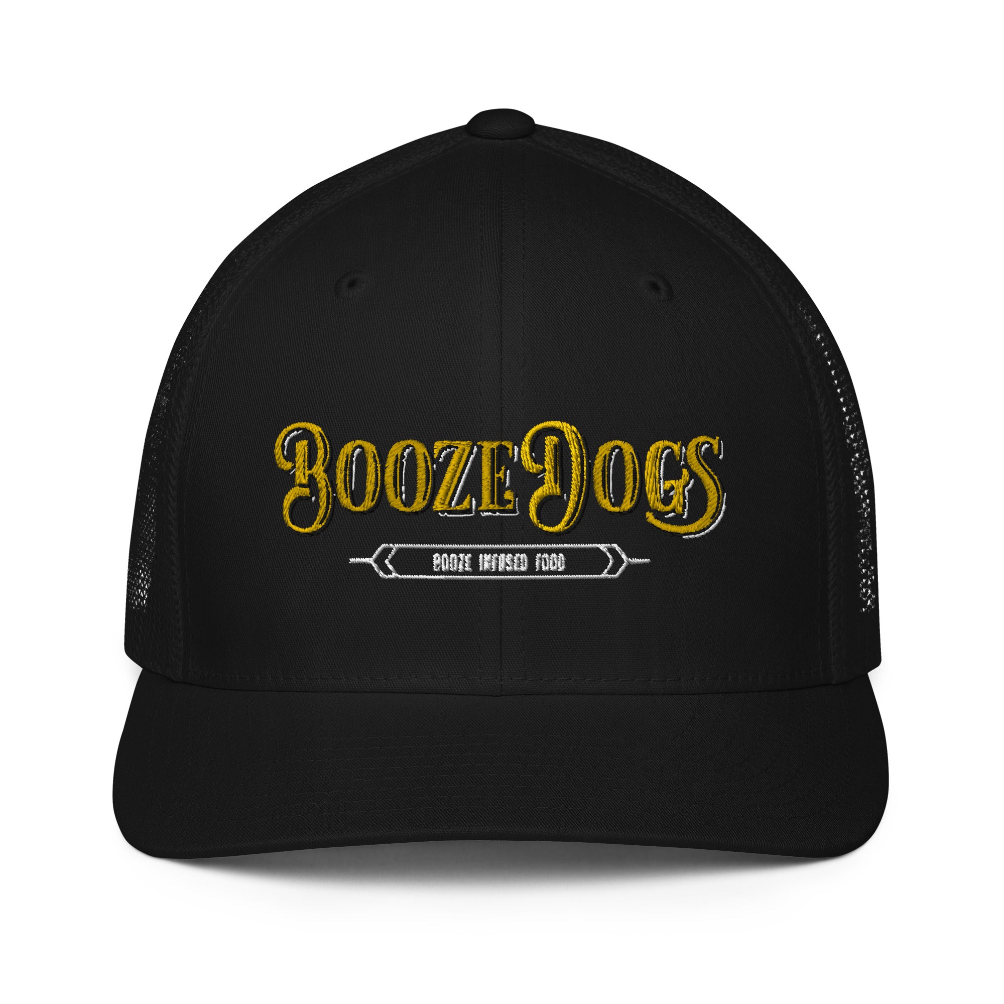 Black Closed-back Trucker Cap