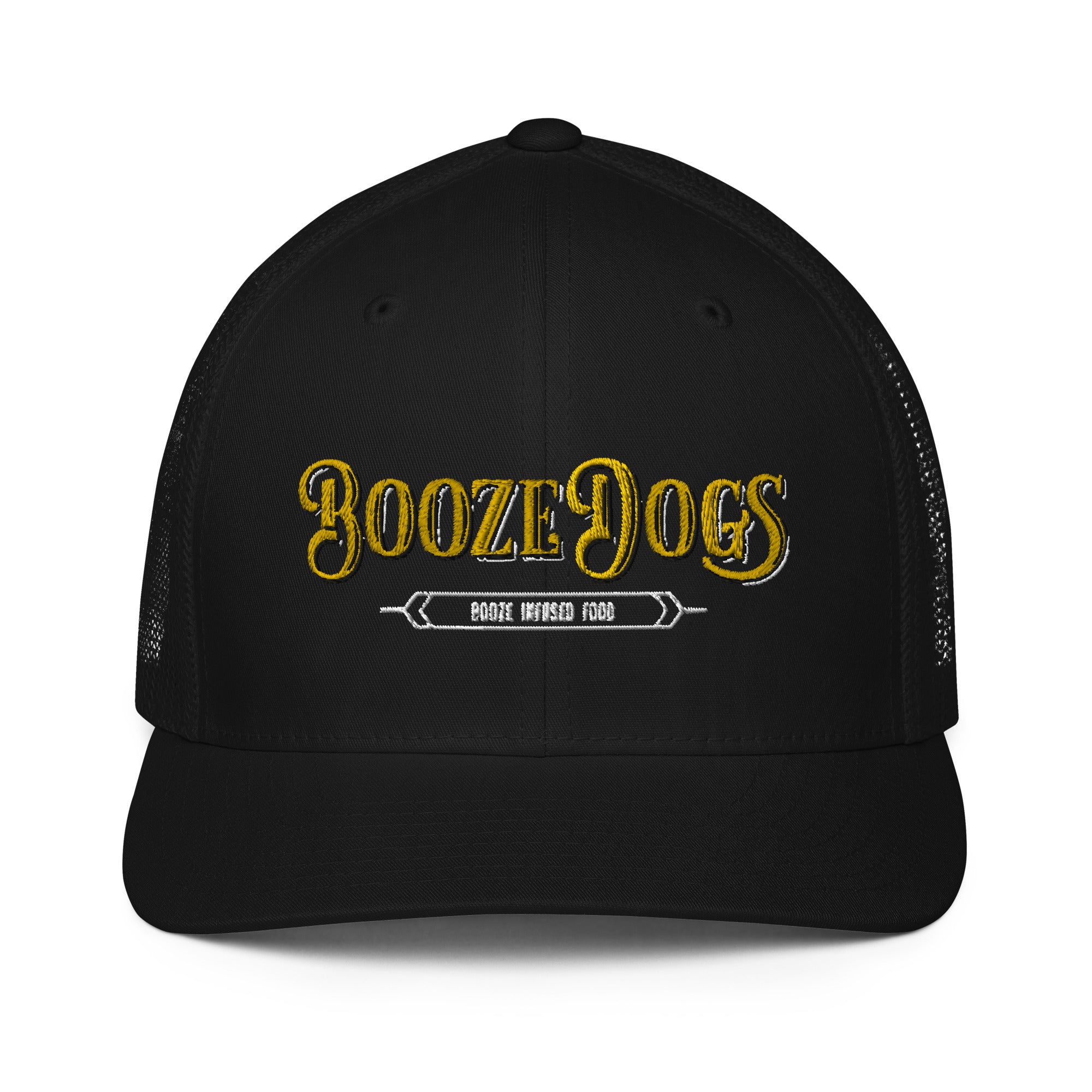 Black Closed-back Trucker Cap