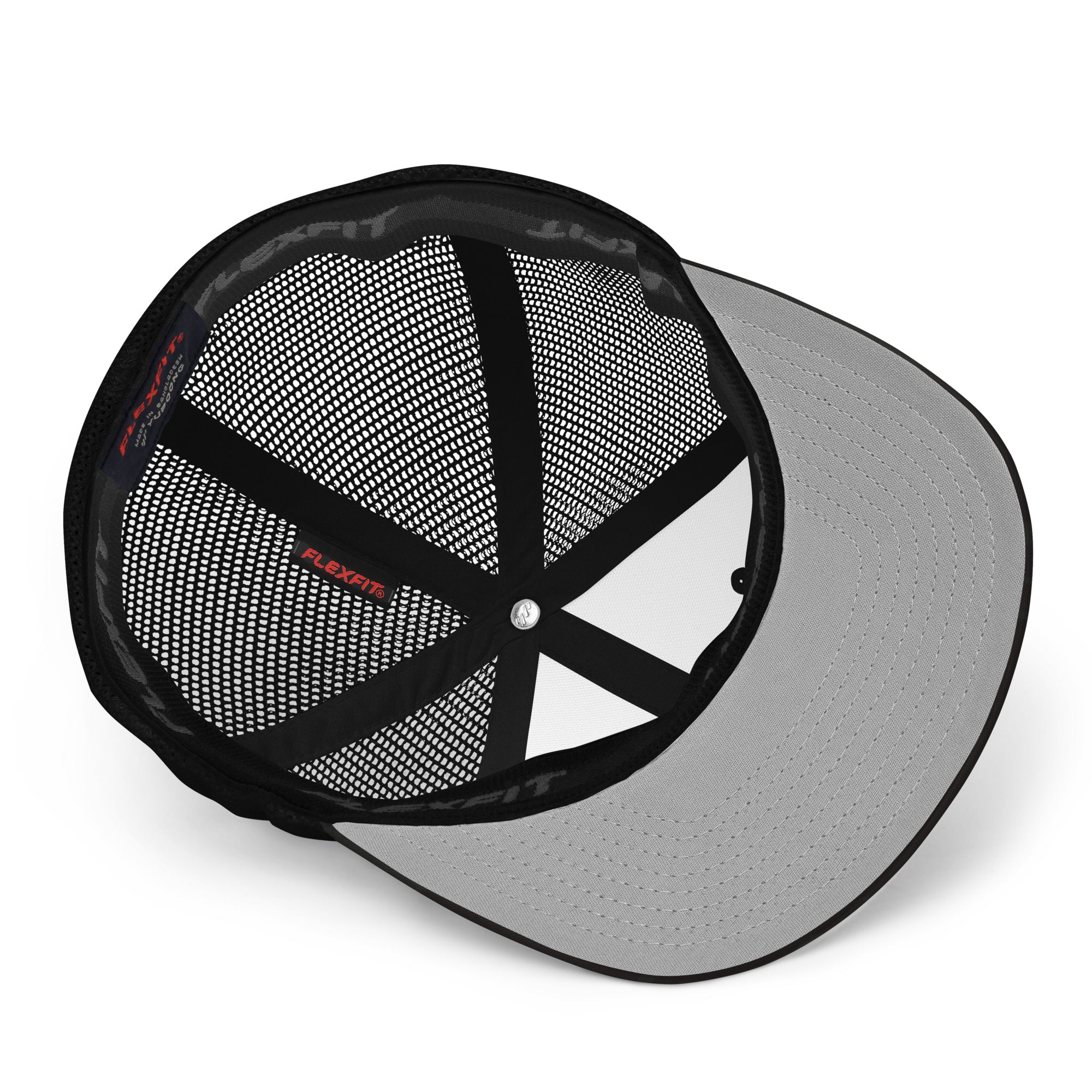 Black Closed-back Trucker Cap