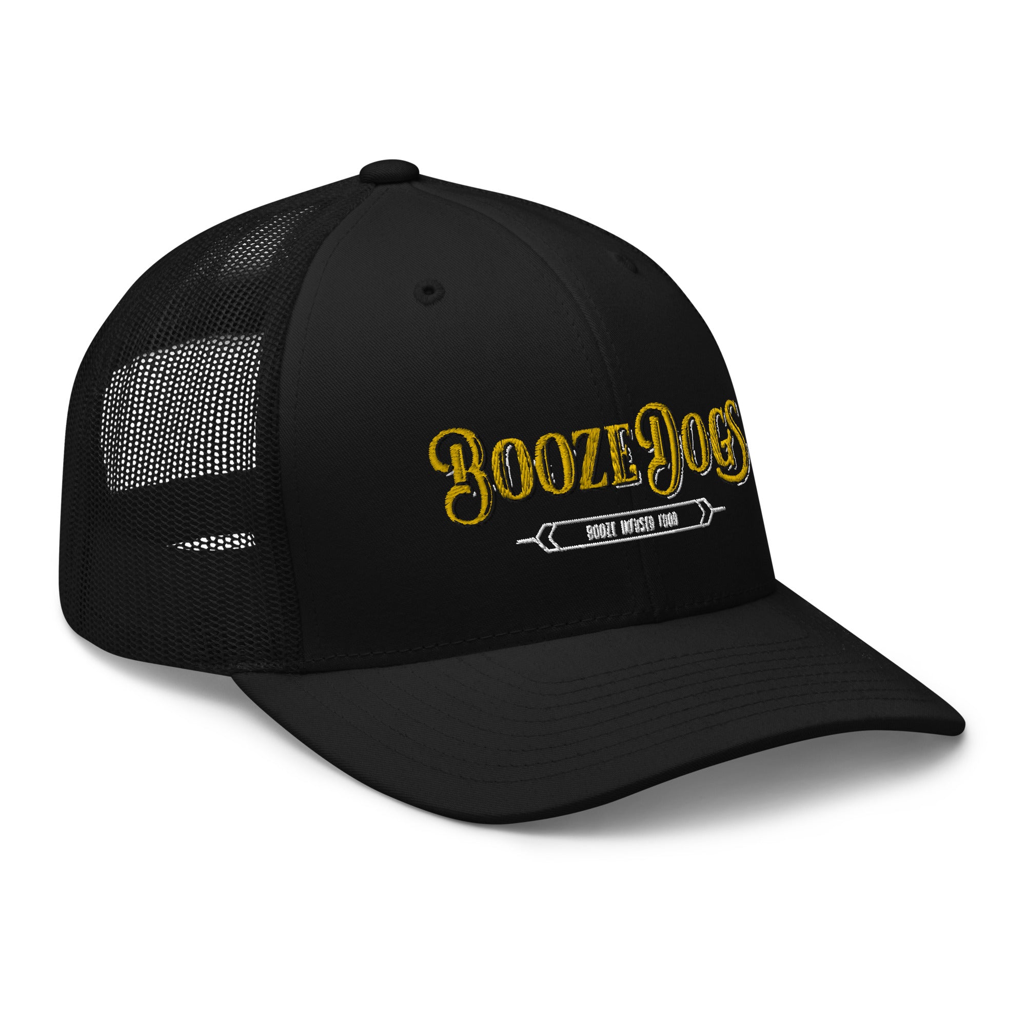 Black Trucker Cap