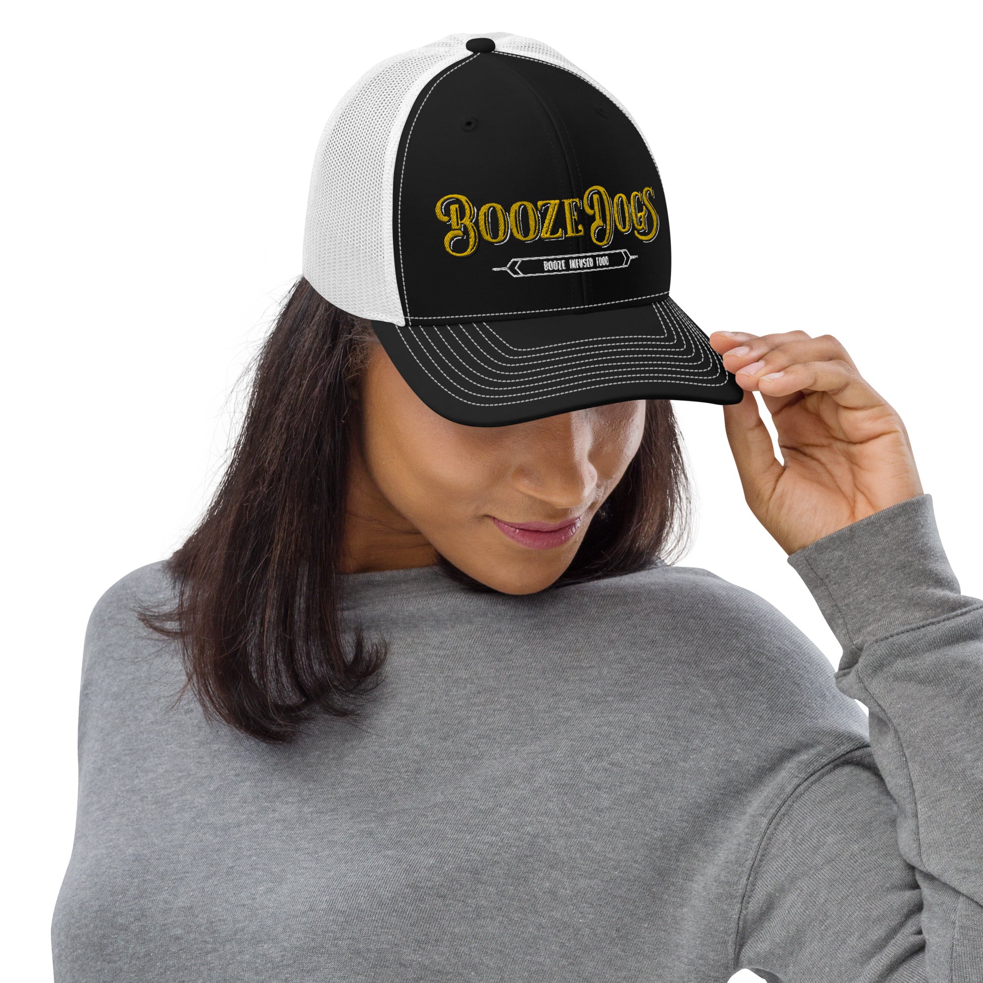 Black & White Trucker Cap