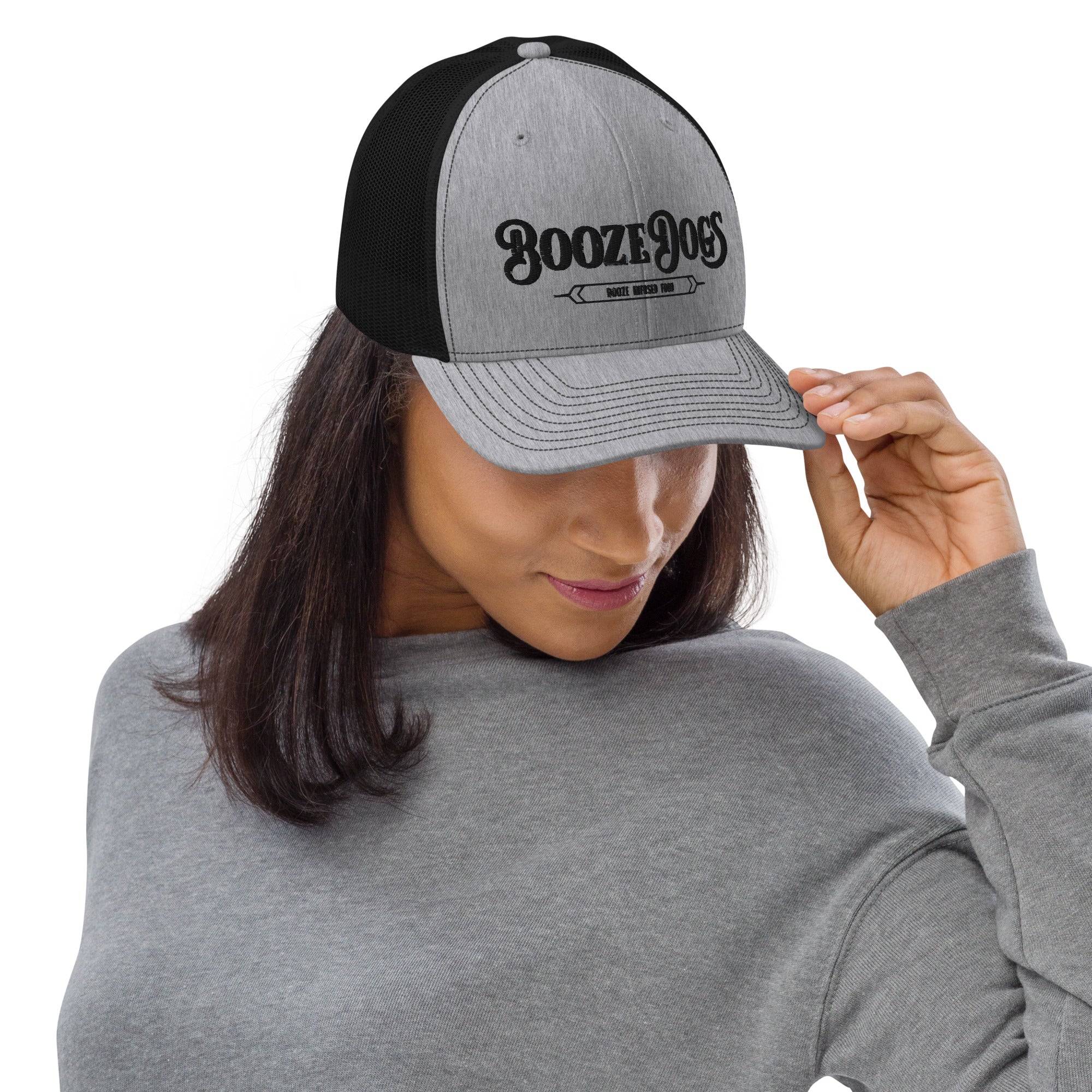 Black & Gray Trucker Cap