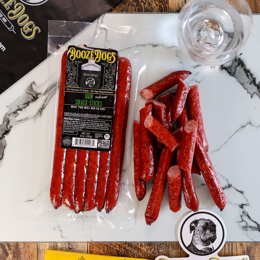 Gin Jerky & Snack Stick Duet 2 Packages // 10 Servings