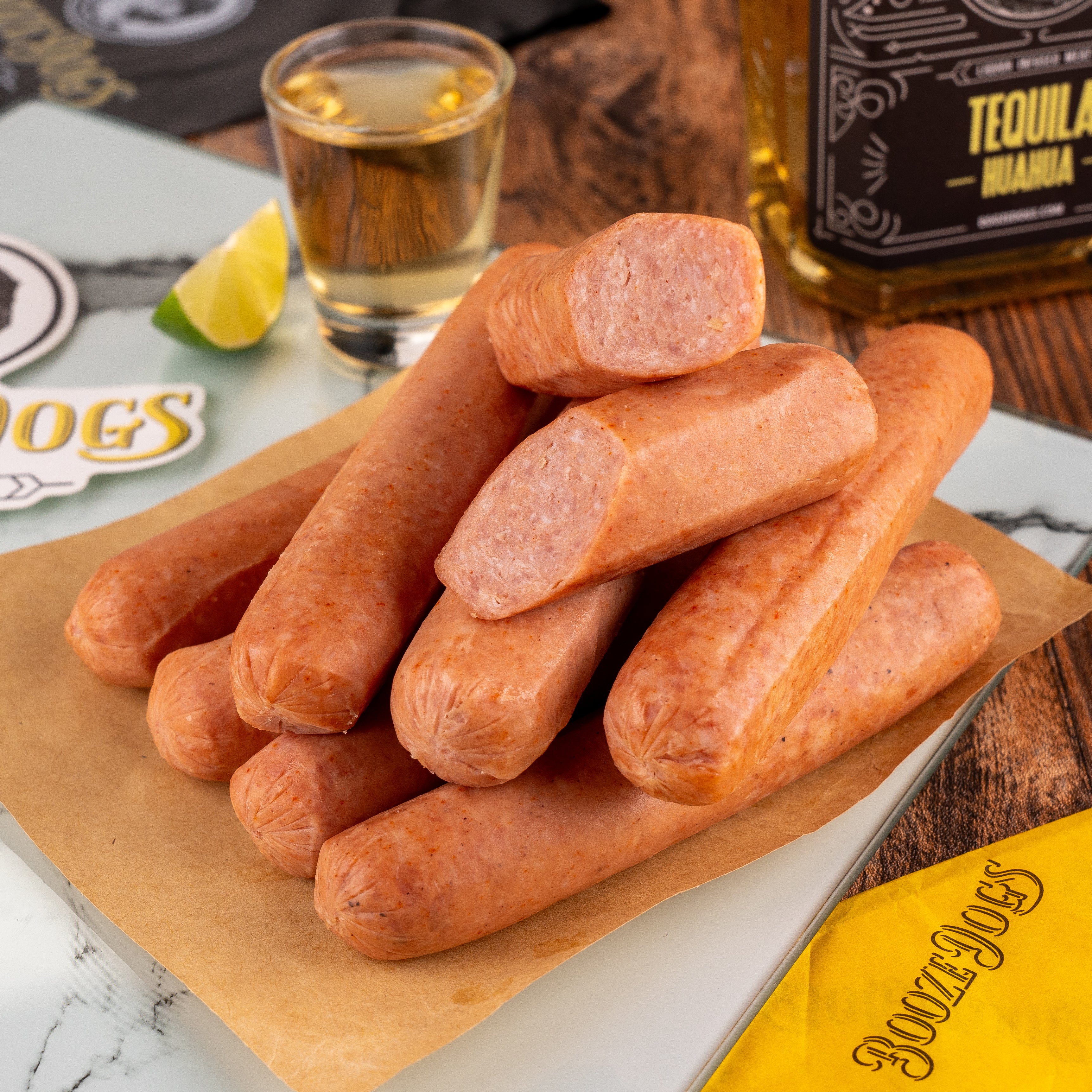 Tequila Infused Hot Dogs