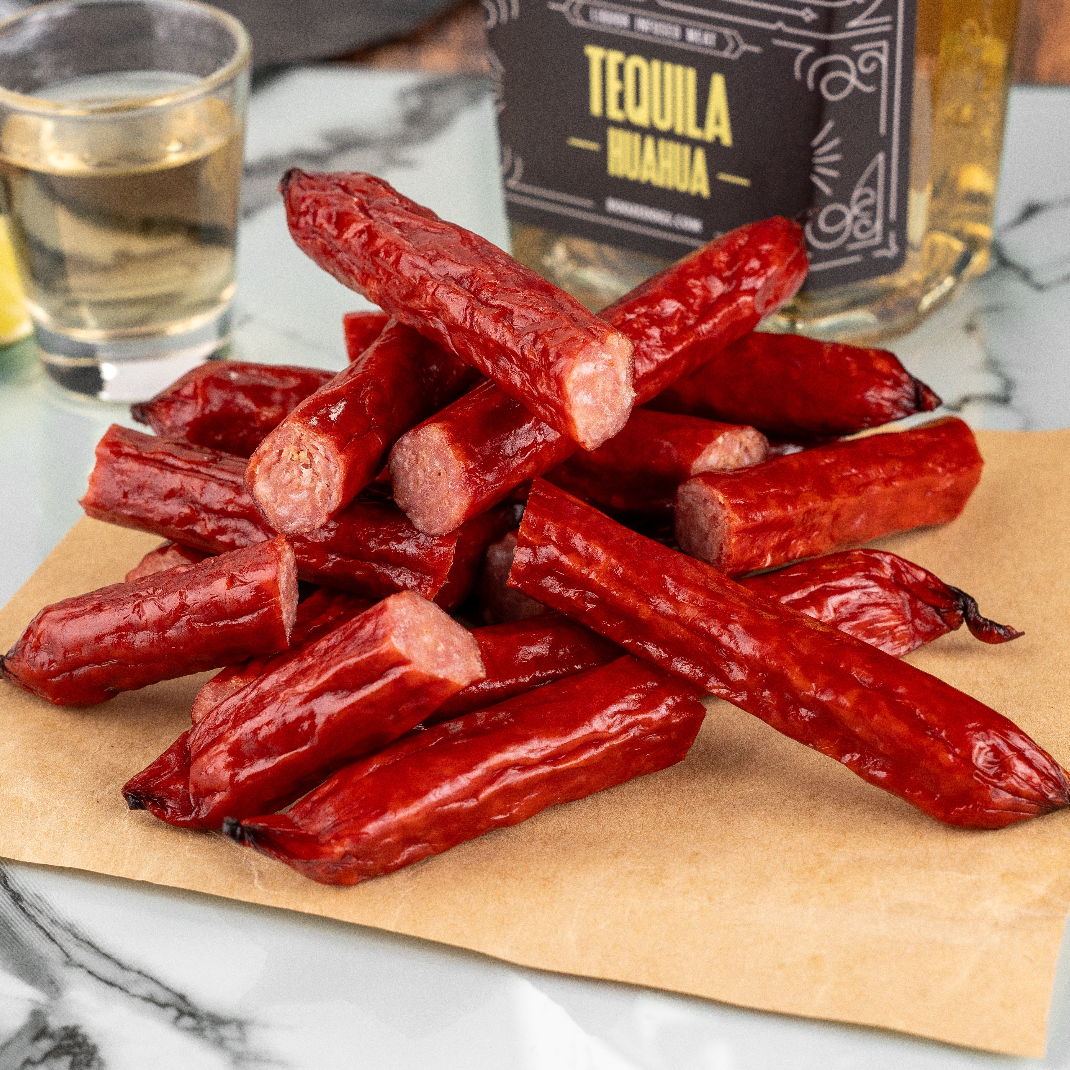 Boozy Snack Sticks Variety 4 Packages // 24 Servings