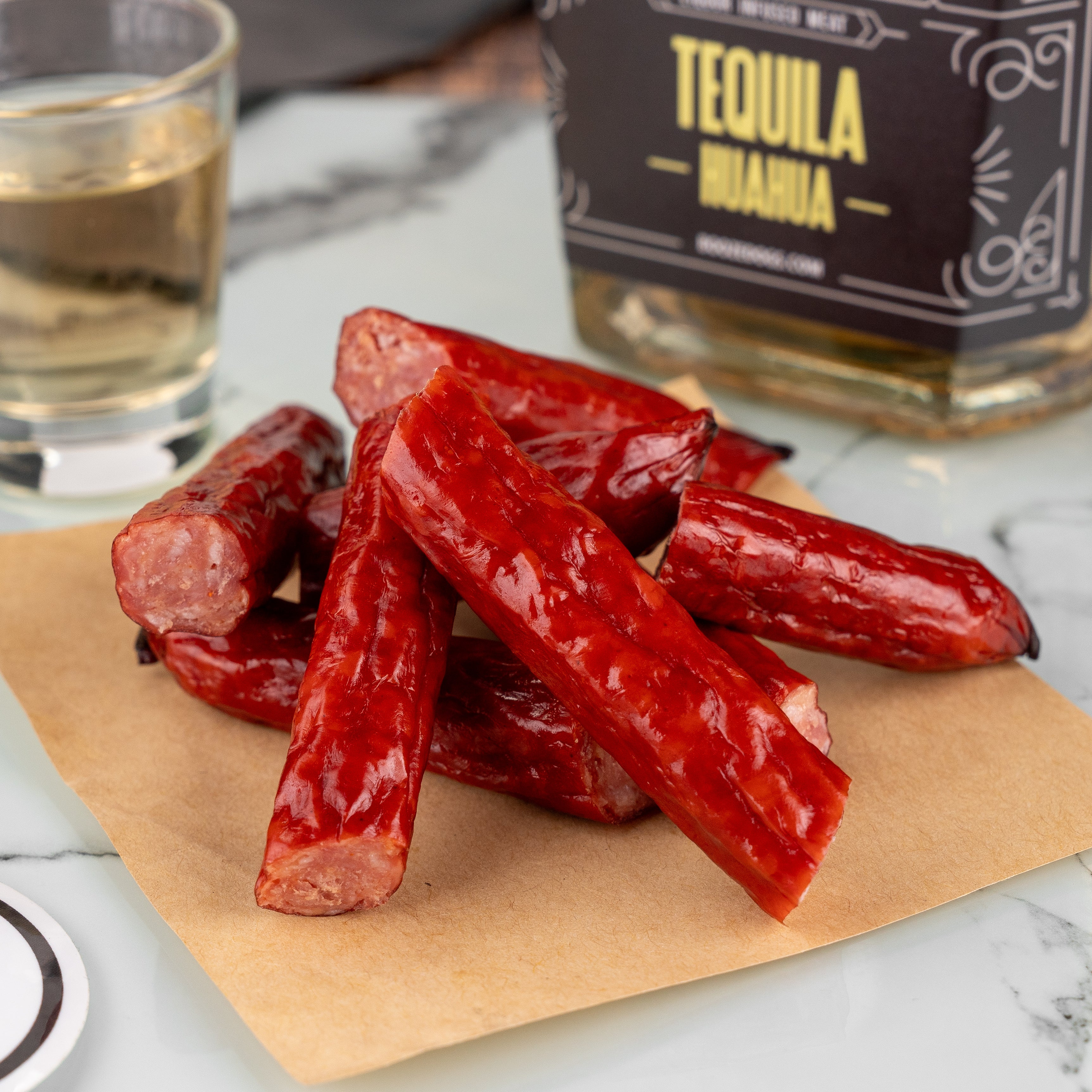 Snack Size: Tequila Jerky & Snack Stick Duet 2 Packages // 5 Servings