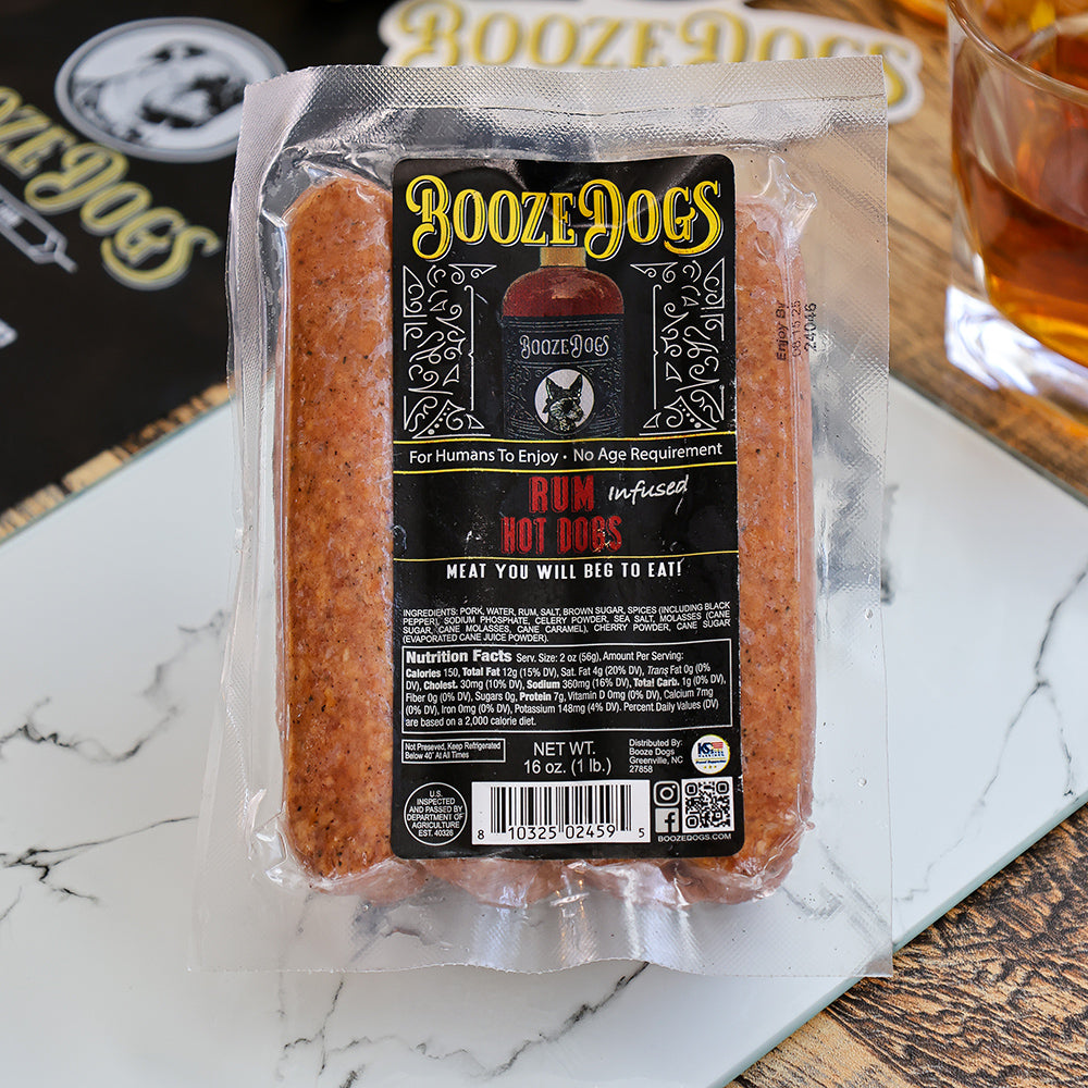 RUM INFUSED HOT DOG PACK