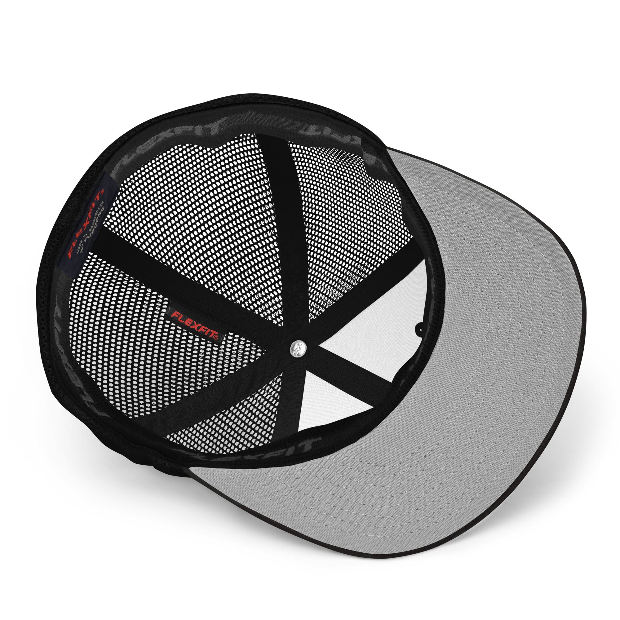 Black Closed Back Trucker Cap