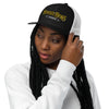 Black & White Closed-Back Trucker Cap
